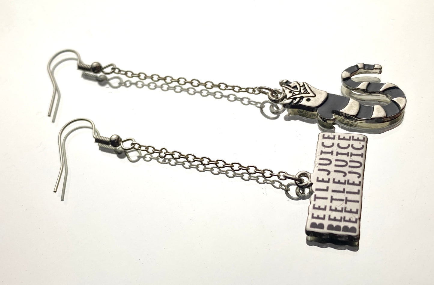 Beetlejuice Charm Earrings