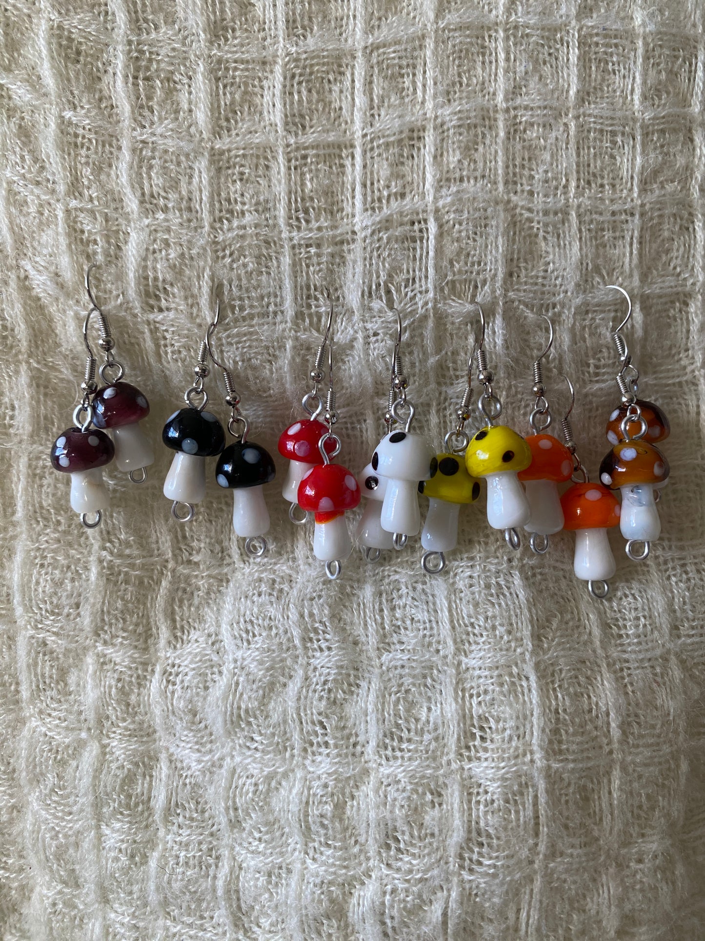 Mushroom Earrings