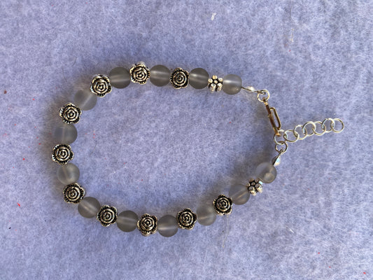 Silver Flower Bracelets