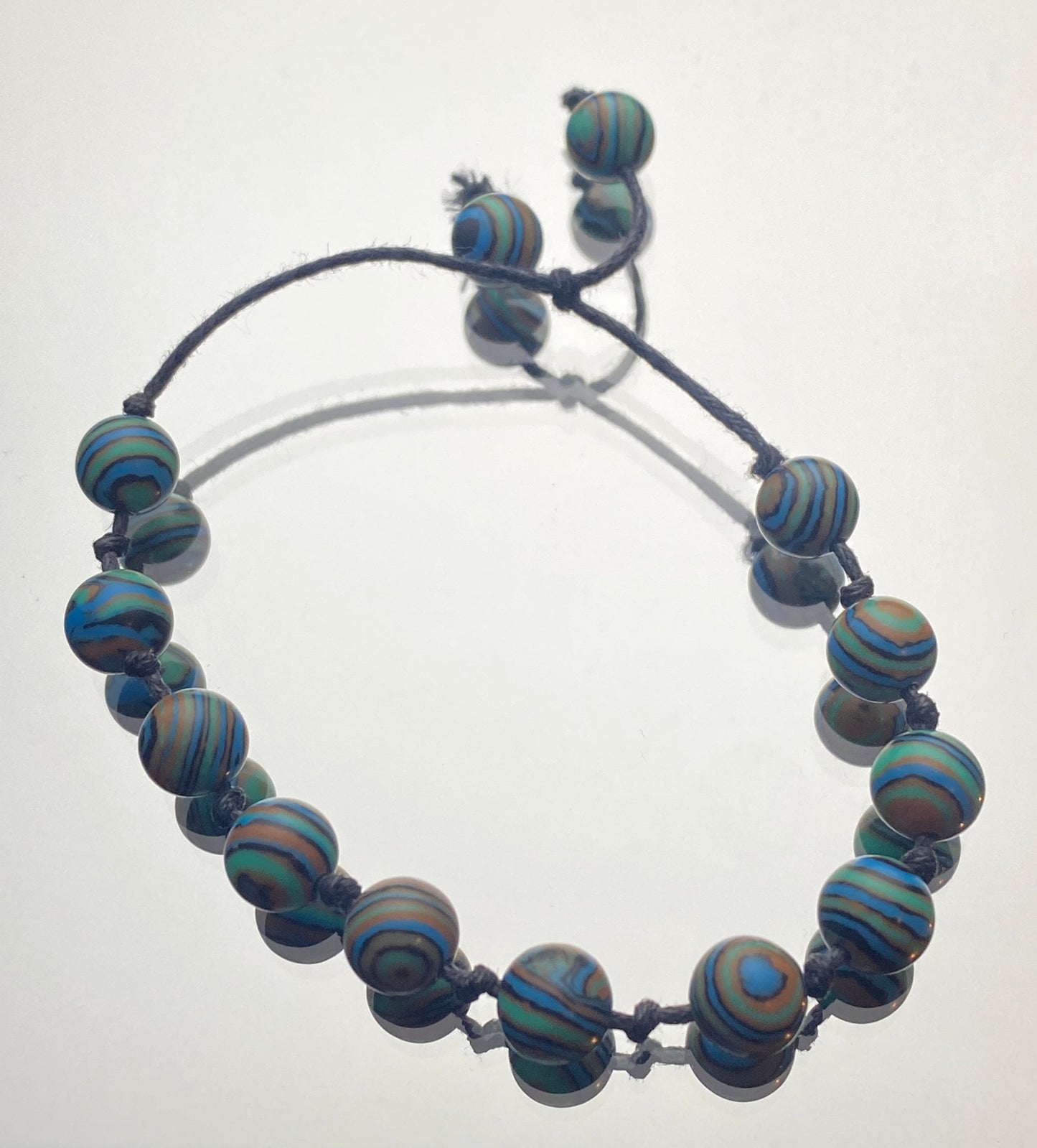 Fordite Knotted Bracelet
