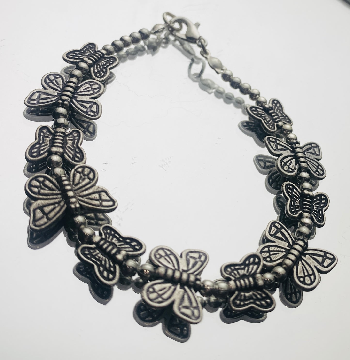 Metallic Butterfly Bracelet