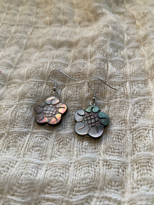 Abalone Drop Earrings