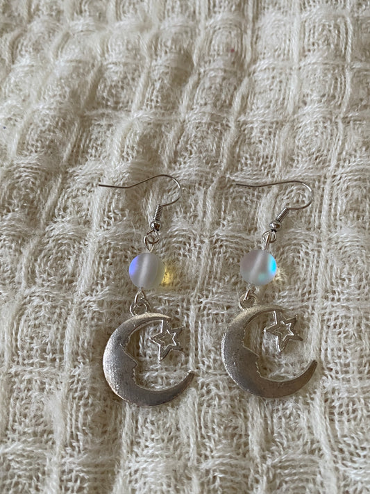 Colorshift Moon Earrings