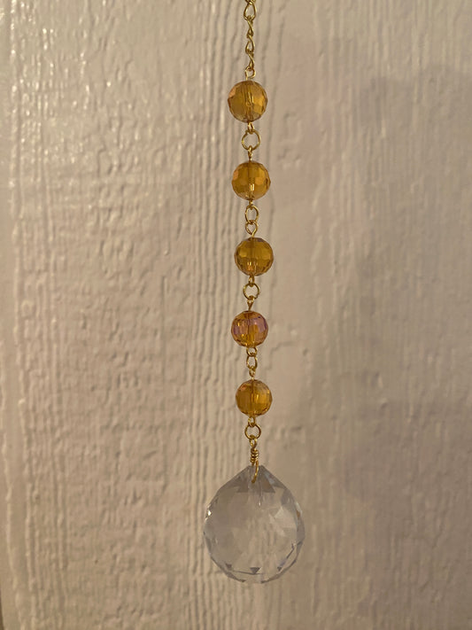 Orange Disco Suncatcher