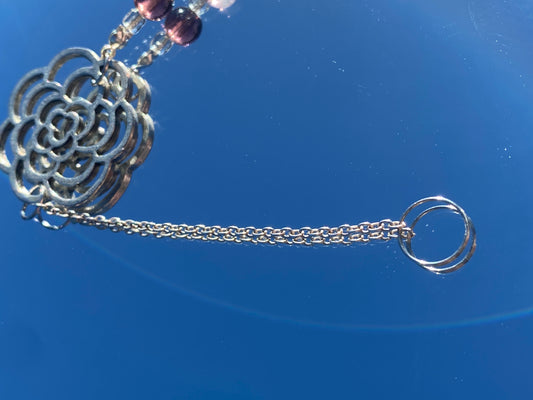 Purple Ombre Flower Suncatcher