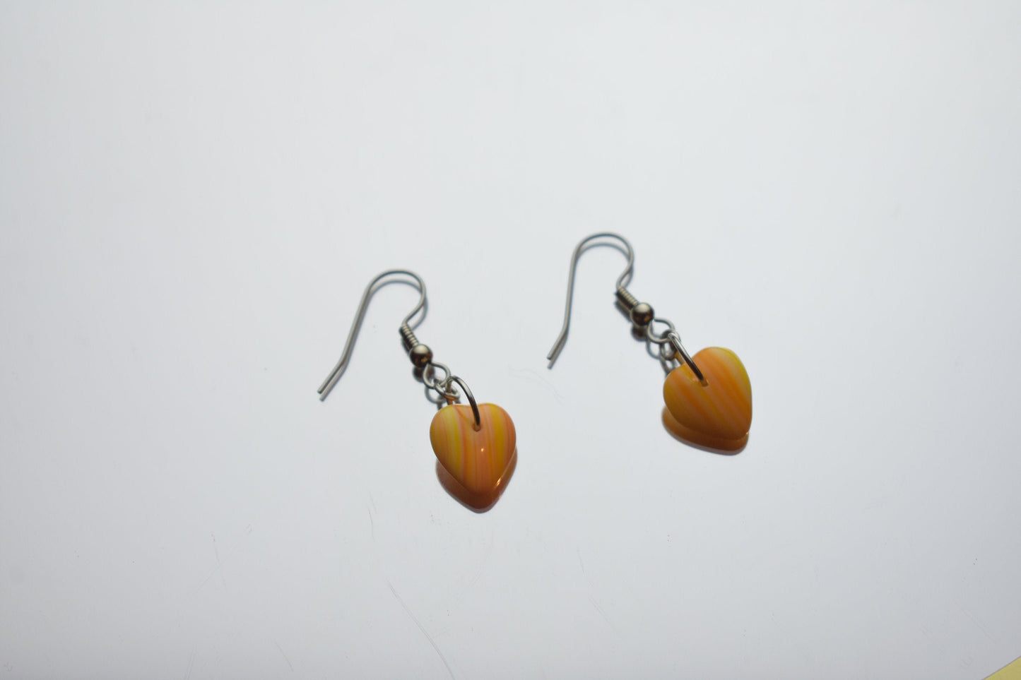Sunset Heart Earrings