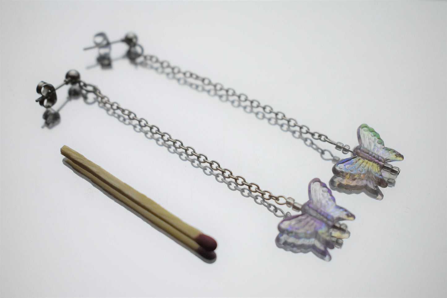 Butterfly Chain Earrings