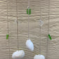 Chevron Sea Glass Wall Hanging