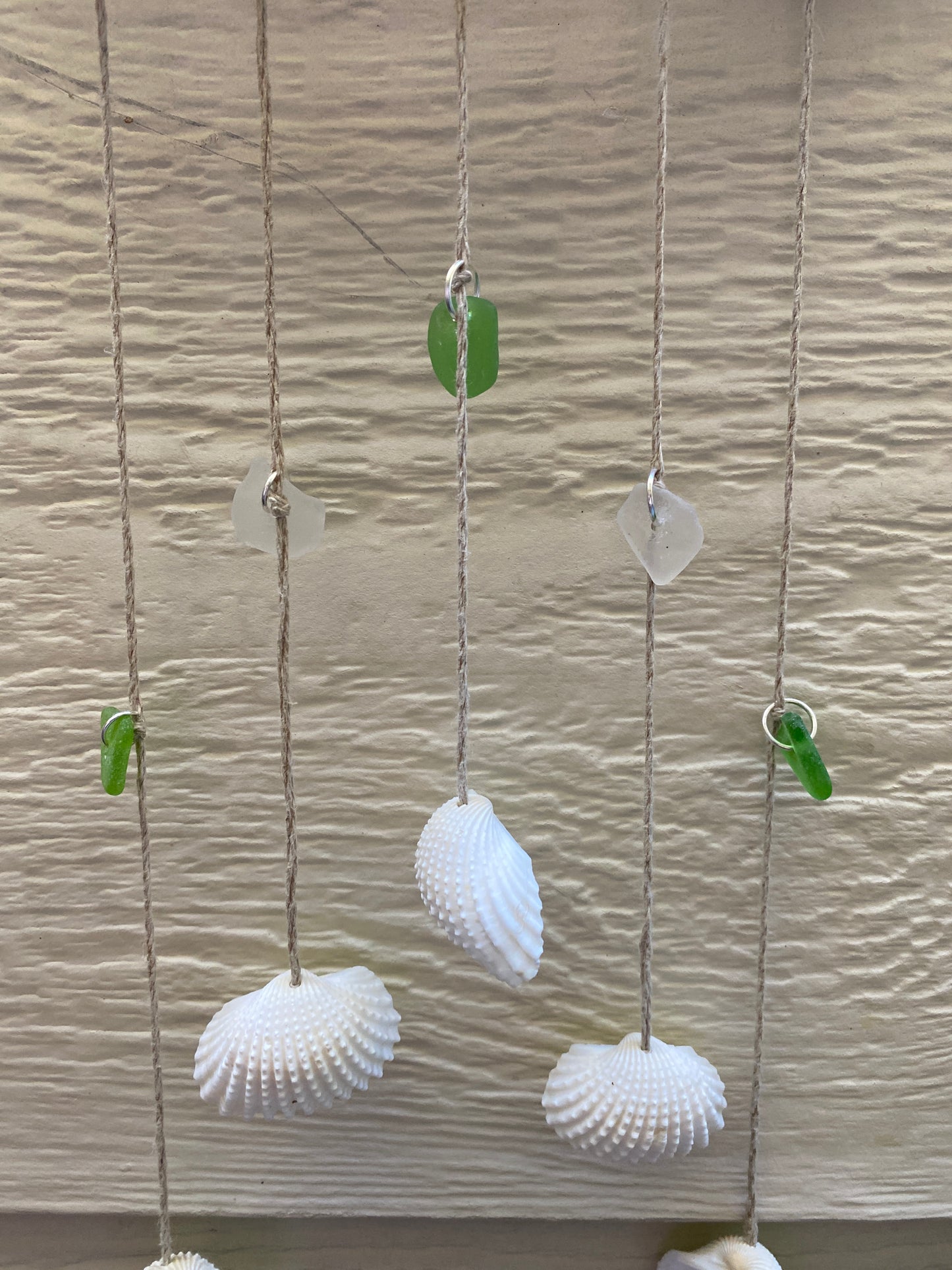 Chevron Sea Glass Wall Hanging