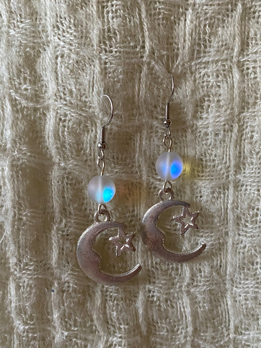 Colorshift Moon Earrings
