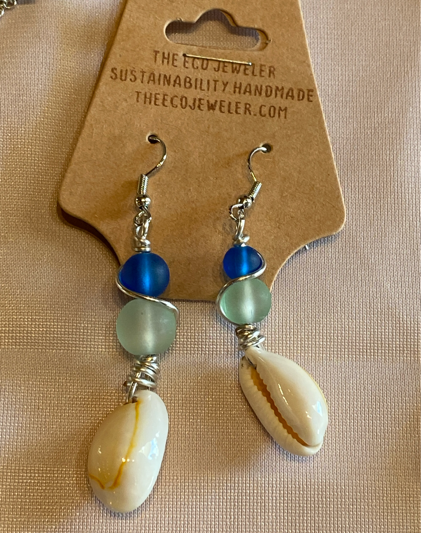 Cowrie Swirl Earrings