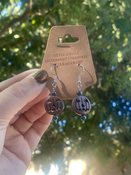 Jack-o-Lantern Earrings
