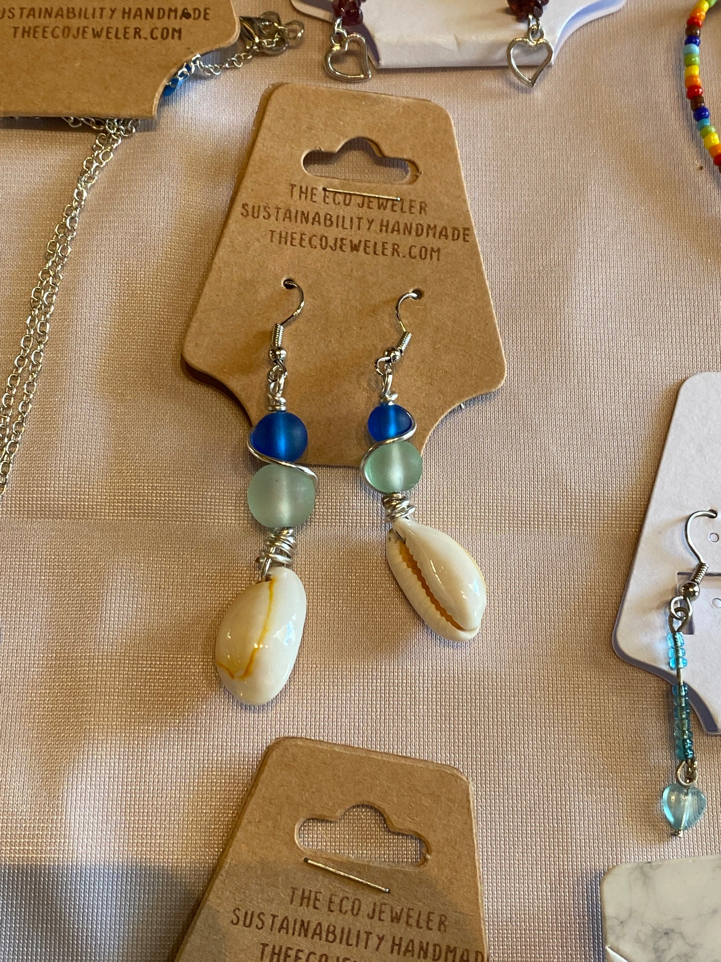 Cowrie Swirl Earrings