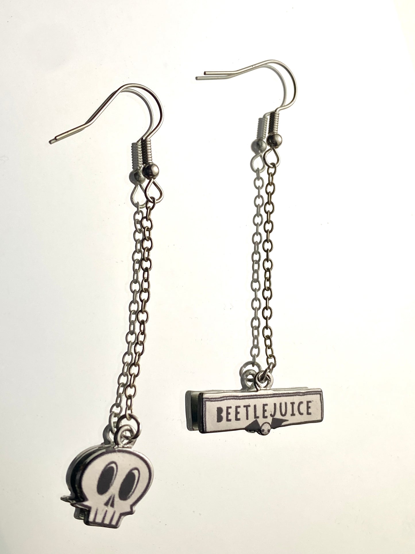 Beetlejuice Charm Earrings