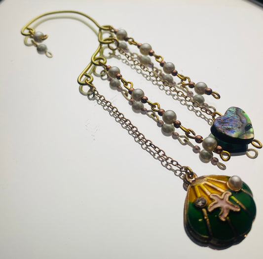 She Sells Sea Shells Wrap around Ear Cuff