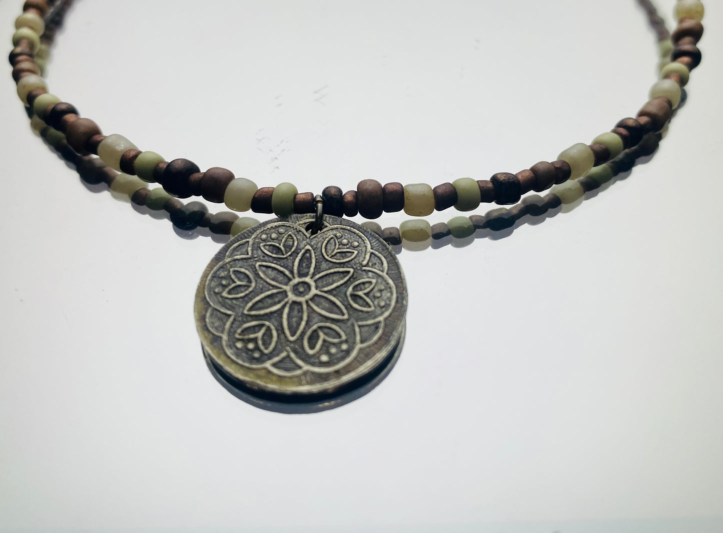 Flower Coin Choker