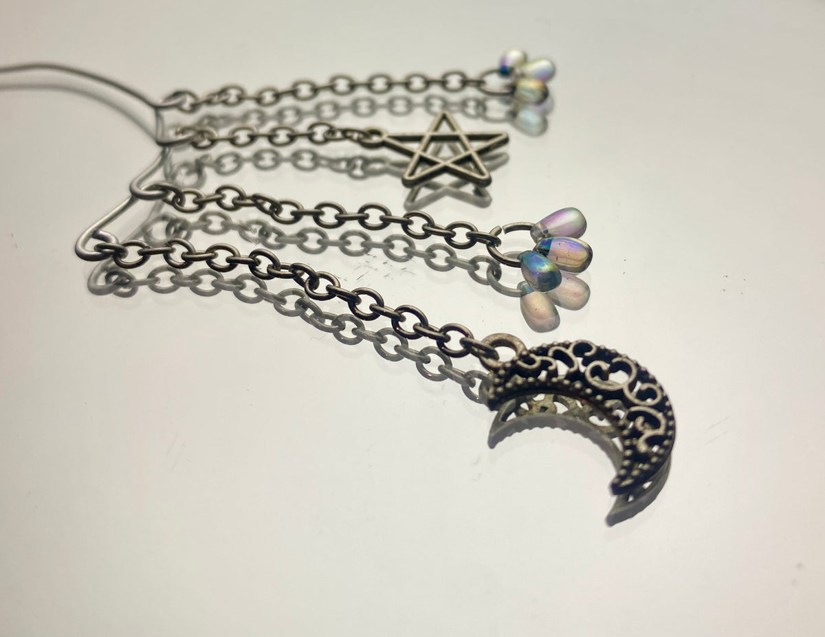 Glowing Moon Wrap around Ear Cuff