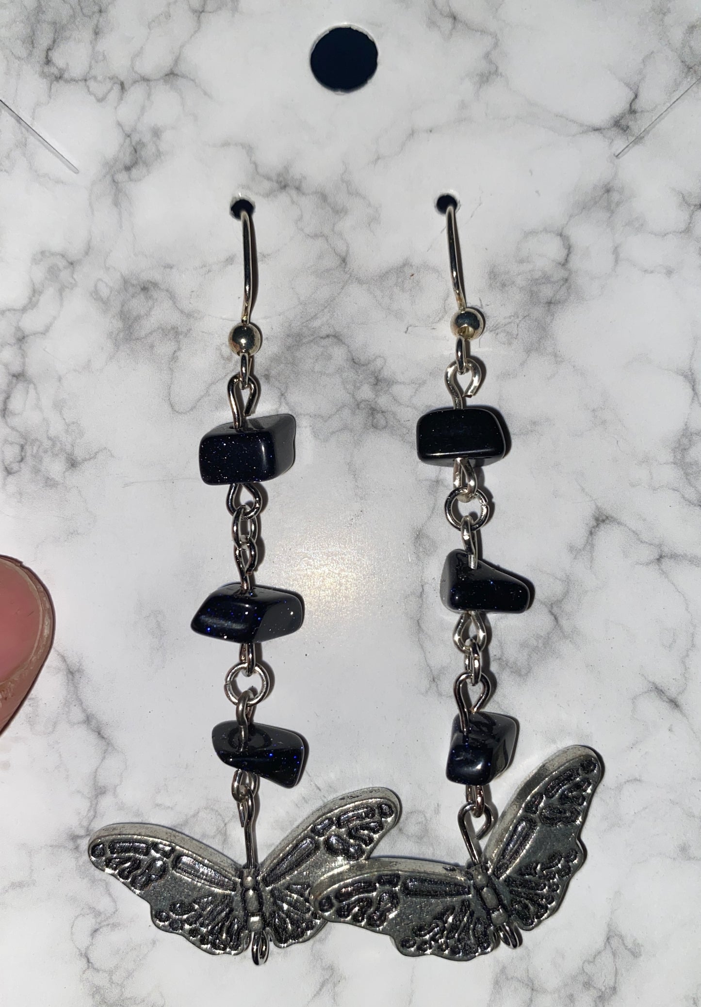 Midnight Moth Earrings