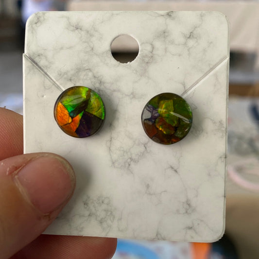 Ammolite earrings