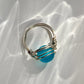 Blue Glass Ring