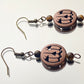 Tiger’s Eye Pumpkin Earrings