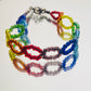 Rainbow Looped Bracelet