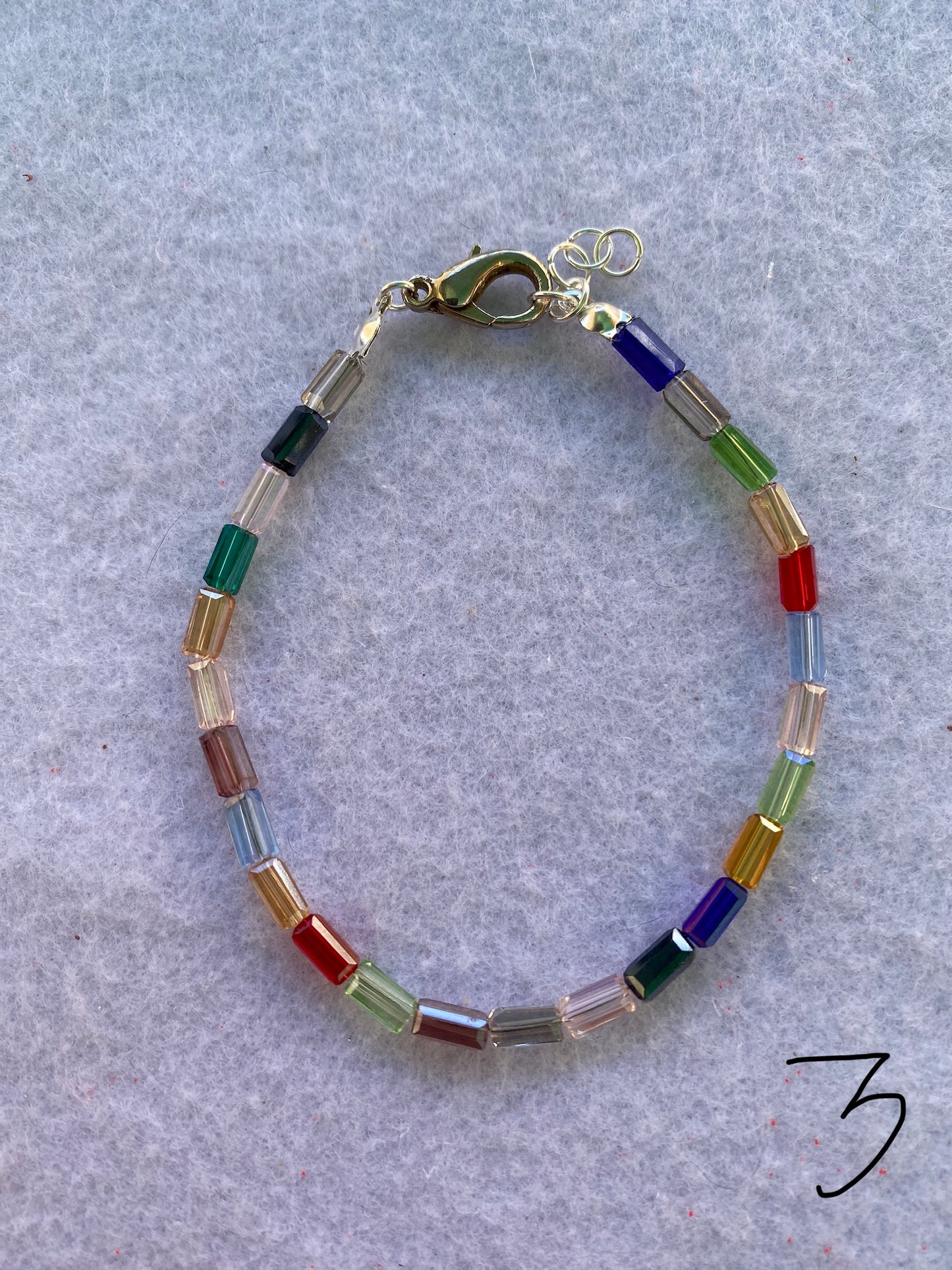 Mixed Glass Bracelets