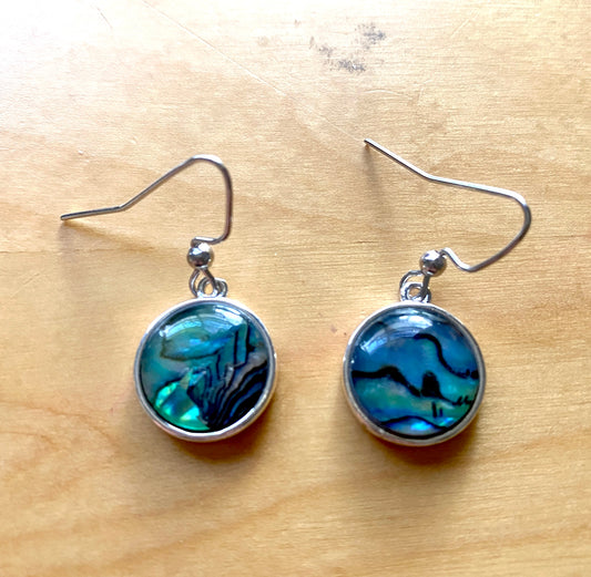 Abalone Drop Earrings