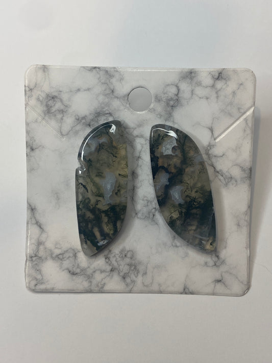 Moss Agate Earrings