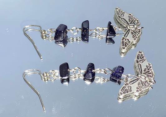 Midnight Moth Earrings