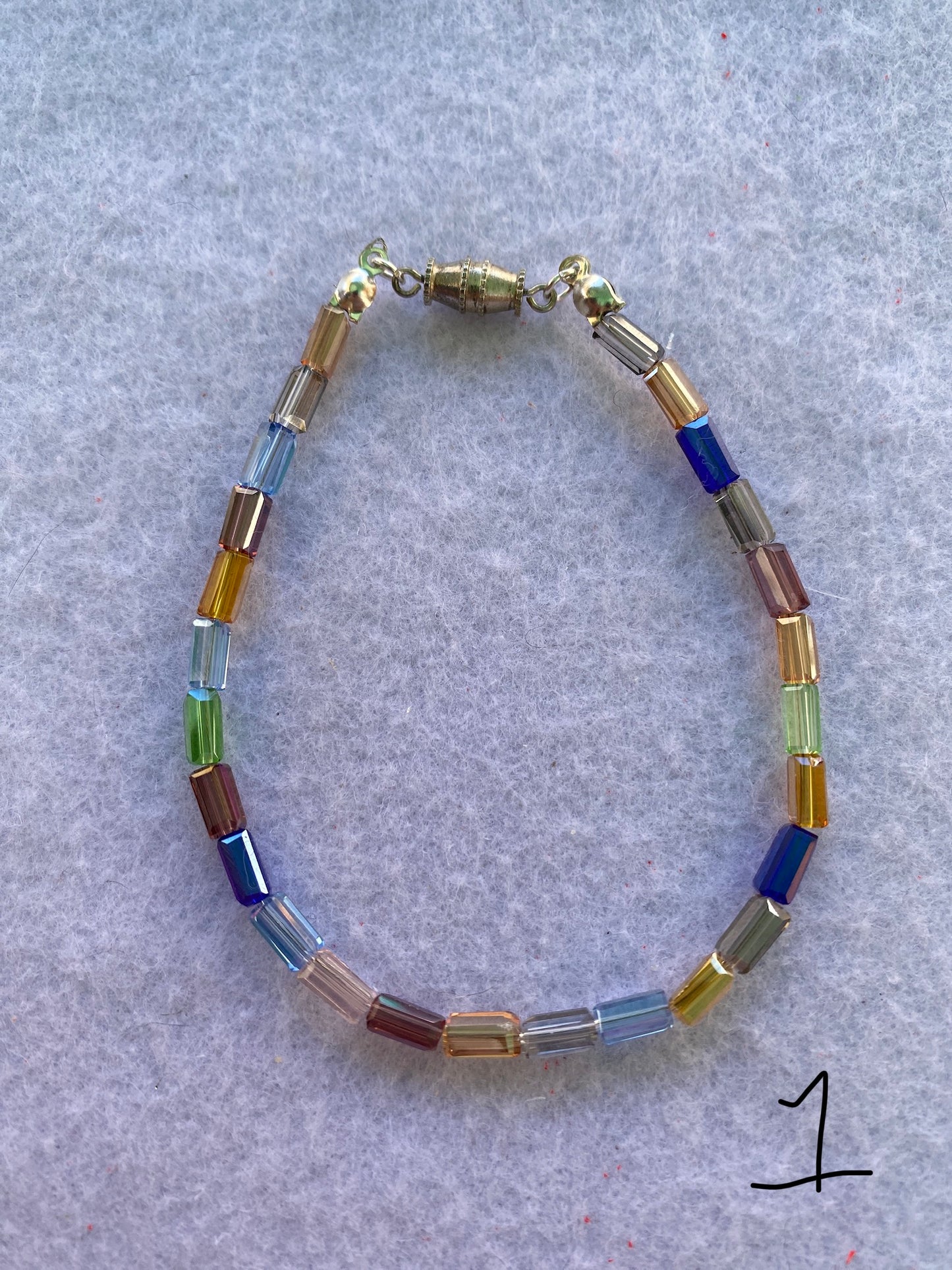 Mixed Glass Bracelets