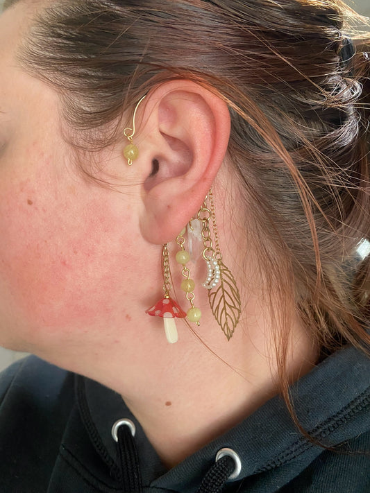 Spring Wrap around Ear Cuff