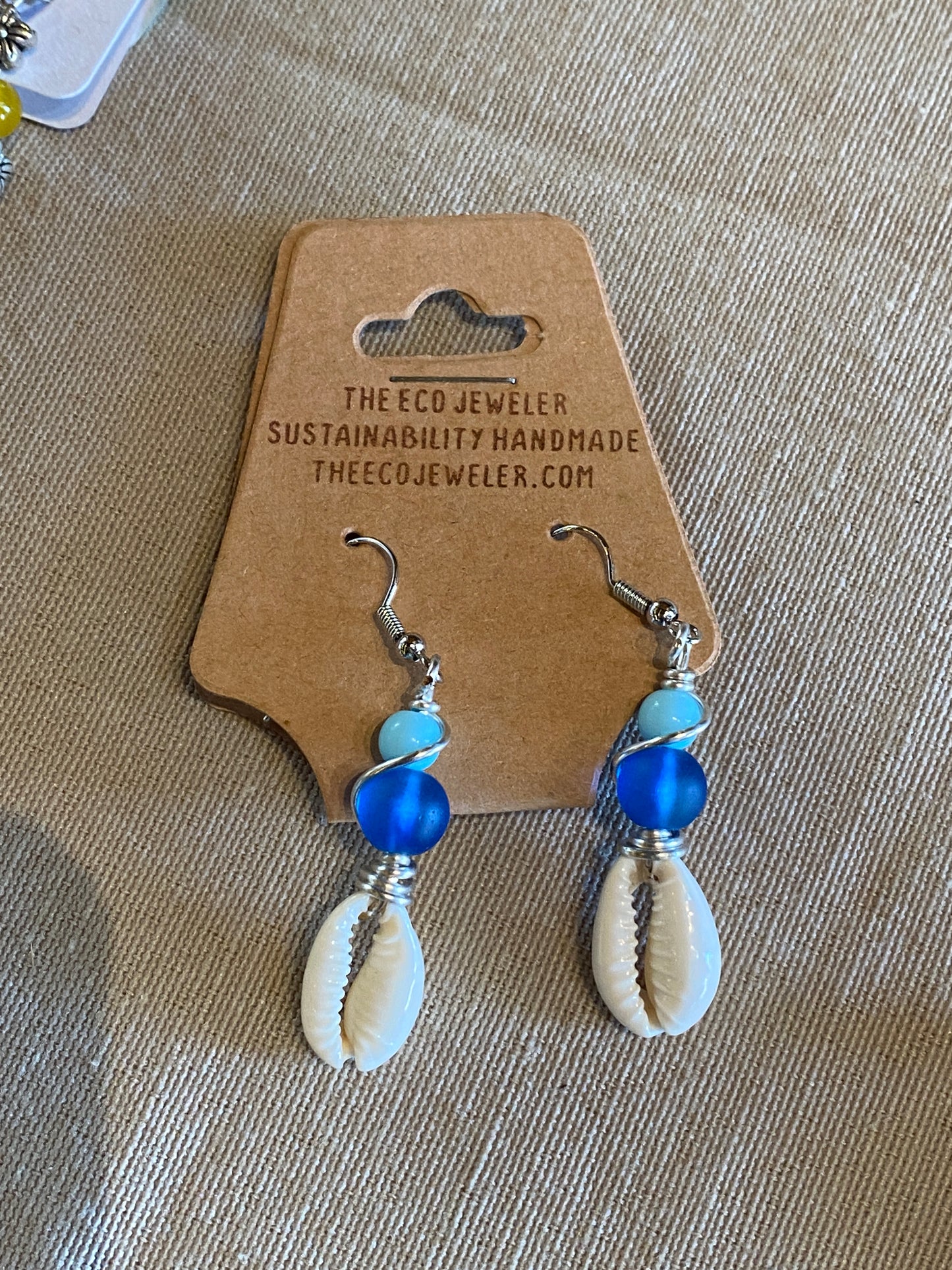 Cowrie Swirl Earrings