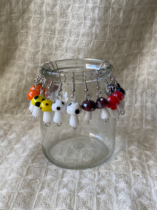 Mushroom Earrings