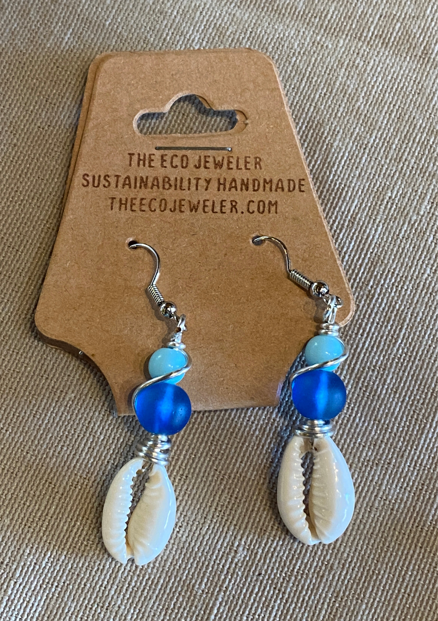 Cowrie Swirl Earrings