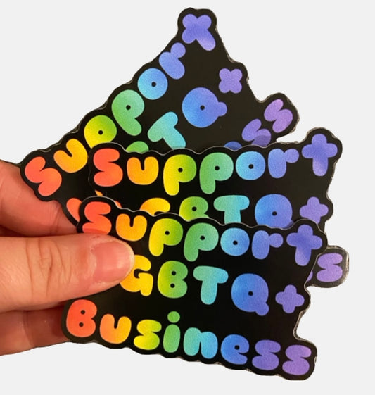 Support LGBTQ+ Business Sticker