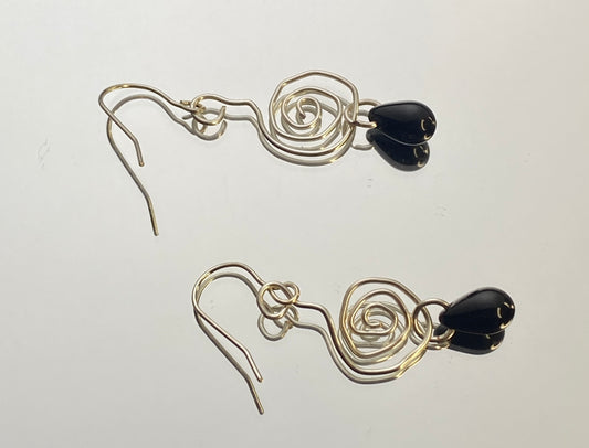 Swirly Leftover Earrings