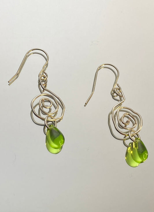 Swirly Leftover Earrings