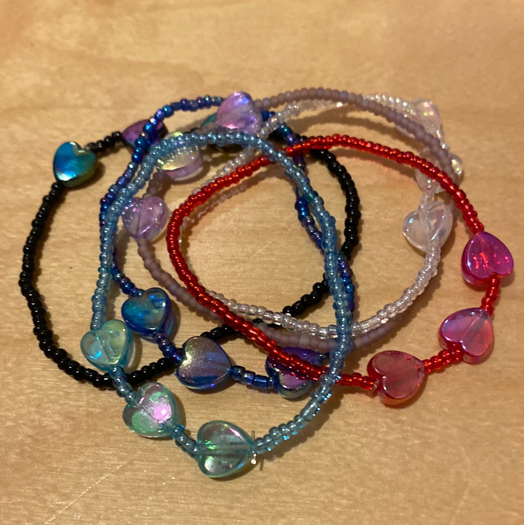 Heart Stretch Bracelets