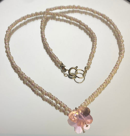 Pastel Butterfly necklace