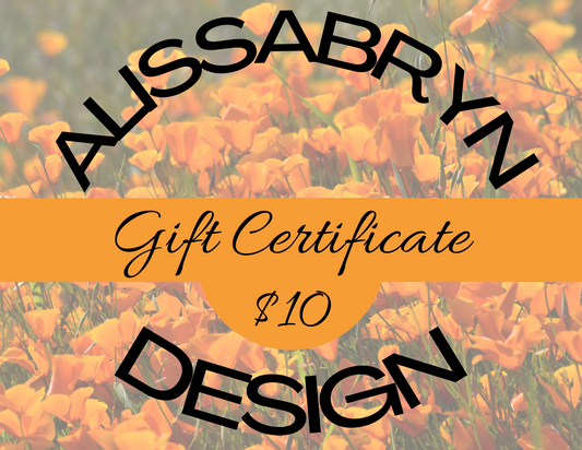 AlissaBrynDesign Gift Certificate