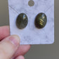 Oval Labradorite Earrings