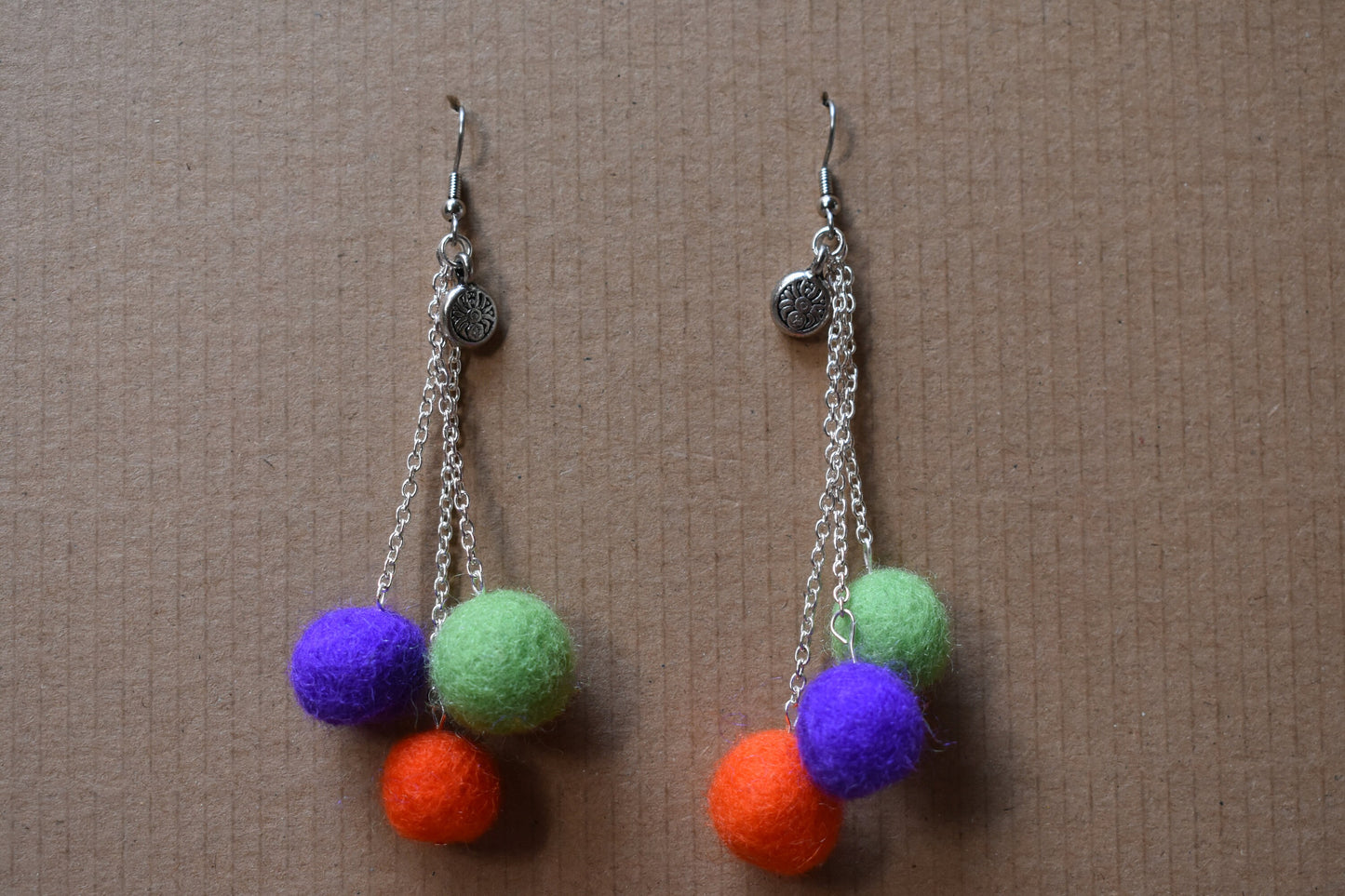 Halloween Felt Drop Earrings