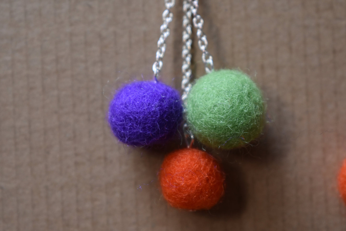 Halloween Felt Drop Earrings