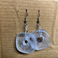 Chunky Glass Square Earrings