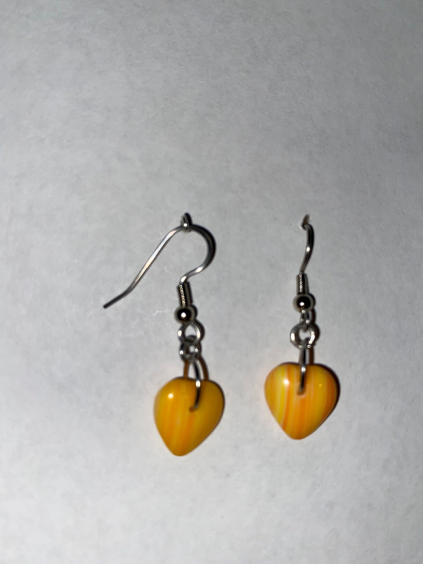 Sunset Heart Earrings