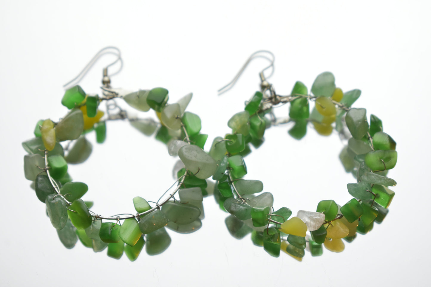 Crystal Candy Hoop Earrings