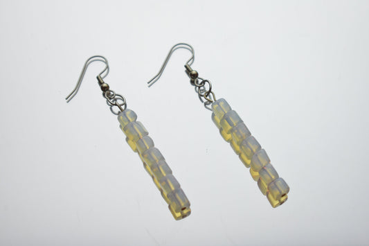 Opalite Square Drop Earrings