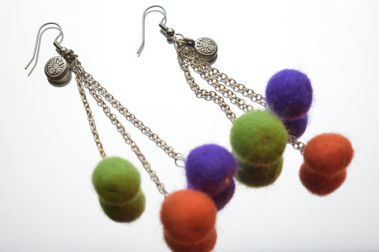 Halloween Felt Drop Earrings