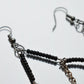 Black Teardrop Earrings